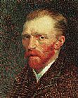Portrait Paintings - Self-Portrait by Vincent van Gogh